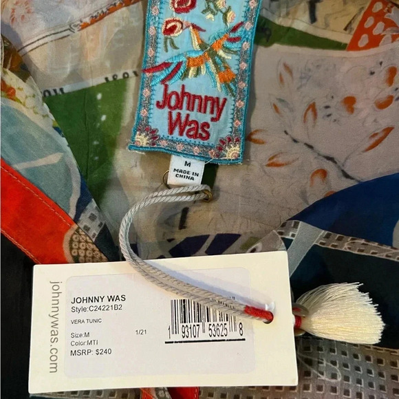 Johnny was Vera tunic multicolor M/L(Runs large) - Picture 12 of 13